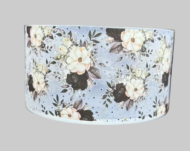 GothFloral Semi Clear Silicone Boot Bumper Sleeve for Tumblers