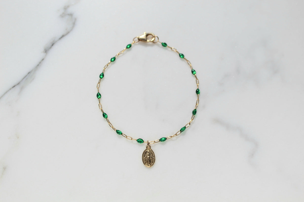 Little Sweet Advocate Miraculous Medal Bracelet