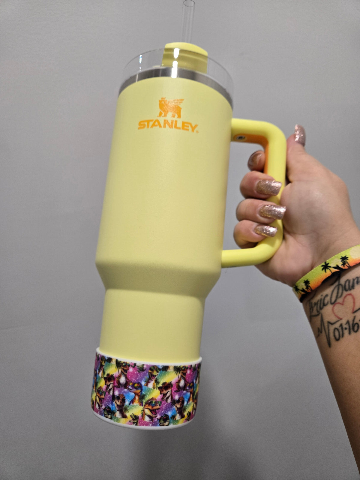 Too Cool Dinos Silicone Boot for Owala Stanley Hydrojug Brumate Yeti and more