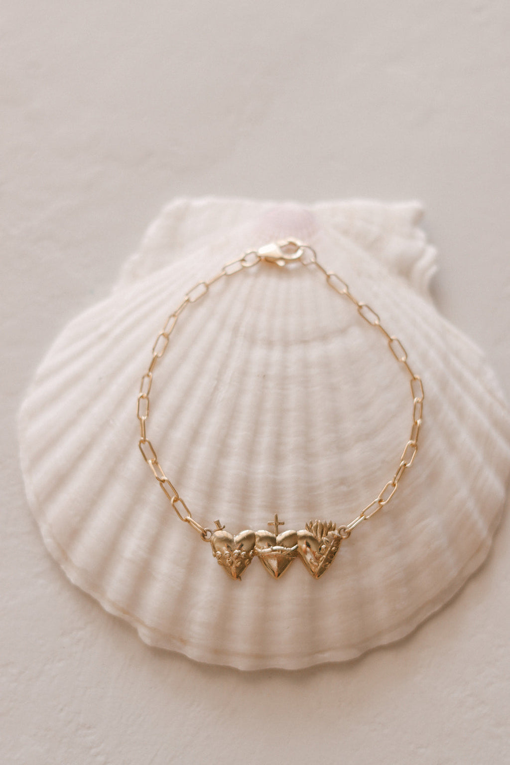 Holy Family Hearts® Bracelet - Paperclip