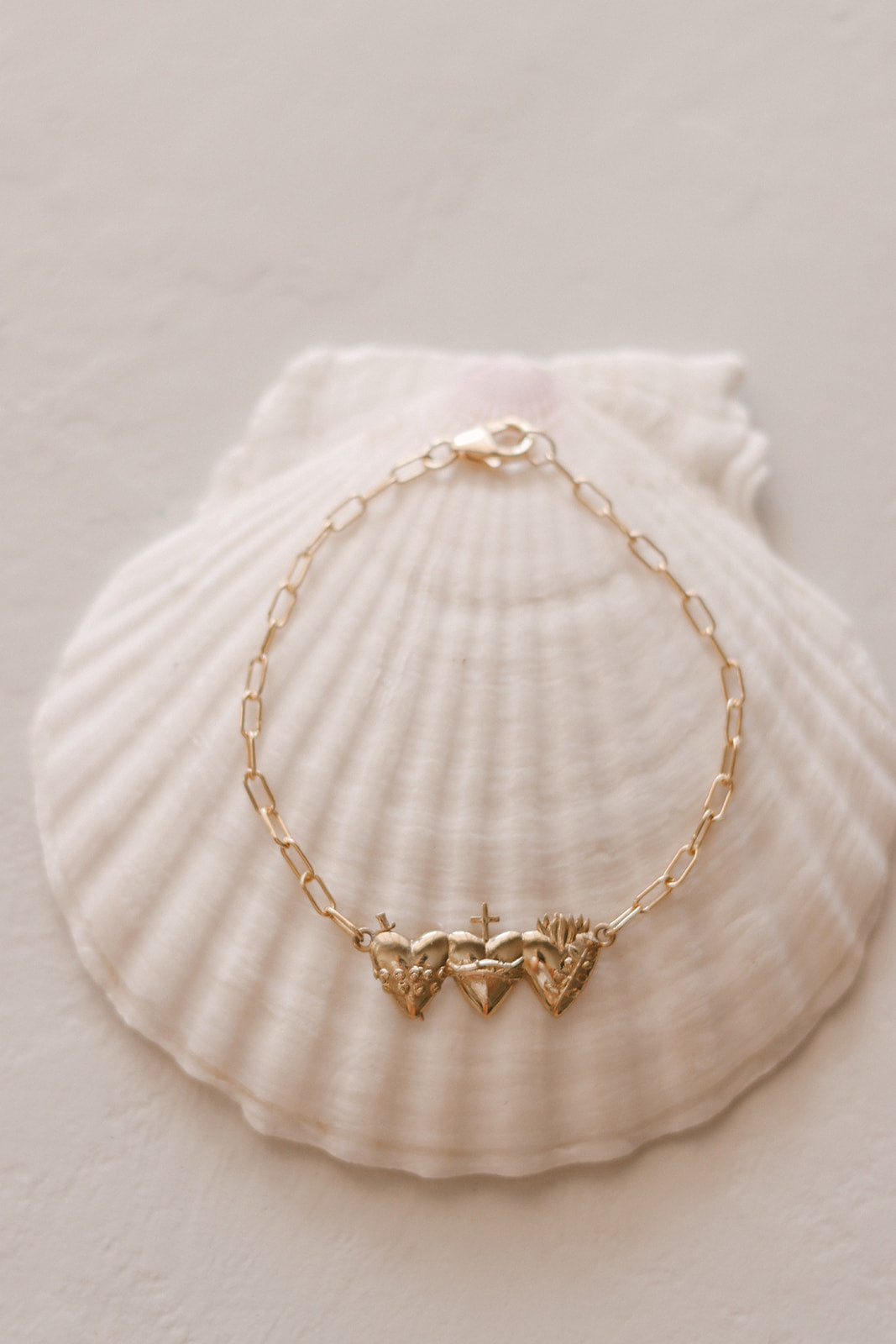 Holy Family Hearts® Bracelet - Paperclip