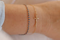 St. Joseph Lily Cross Bracelet *Made to Order*