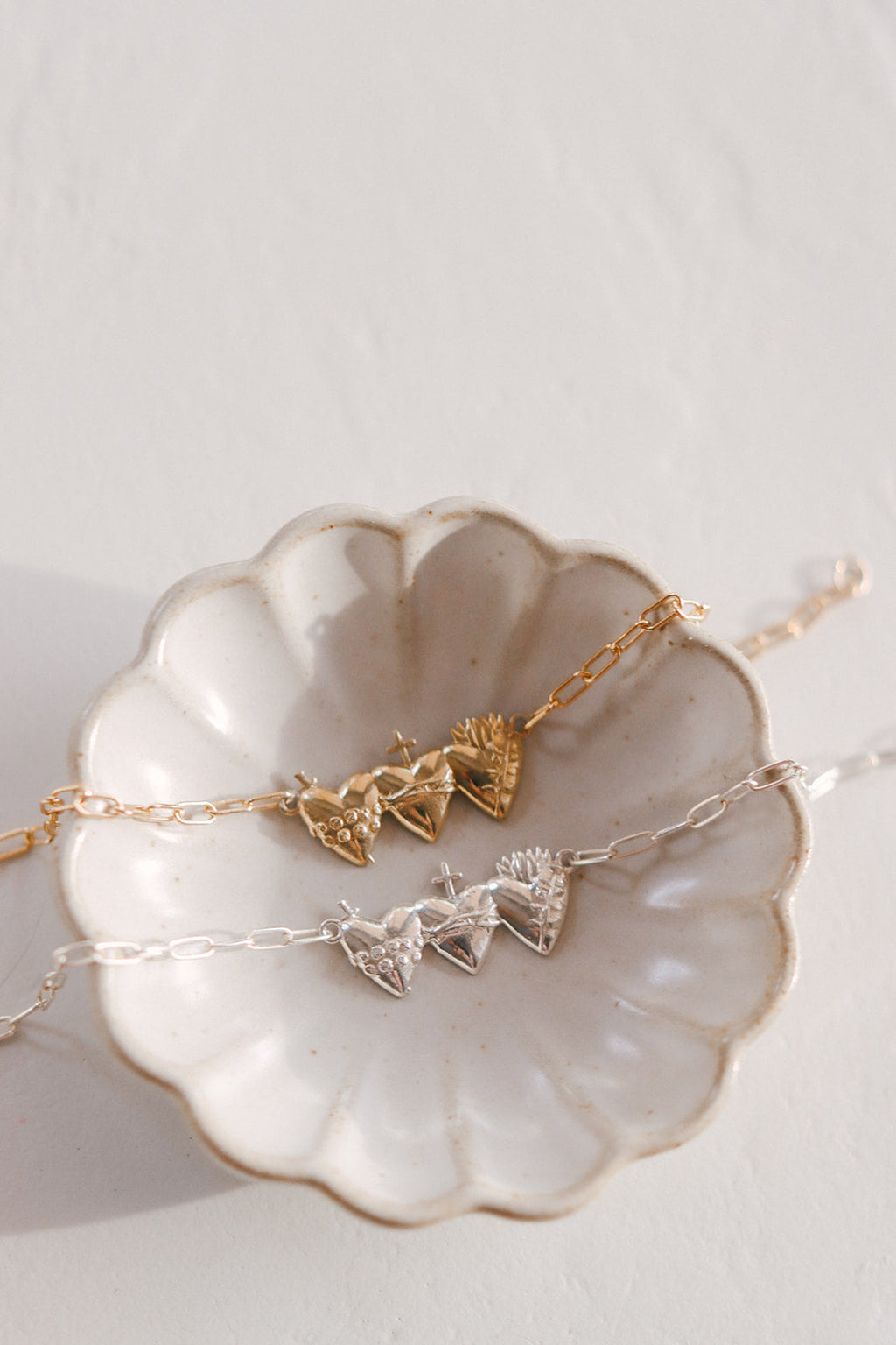 Holy Family Hearts® Bracelet - Paperclip
