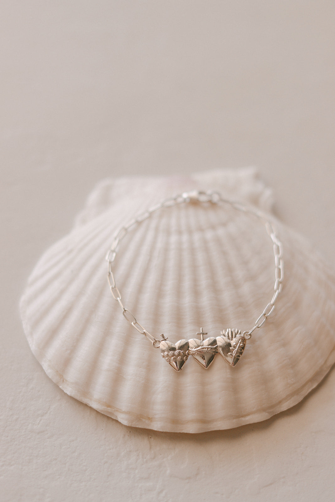 Holy Family Hearts® Consecration Bracelet in Sterling Silver