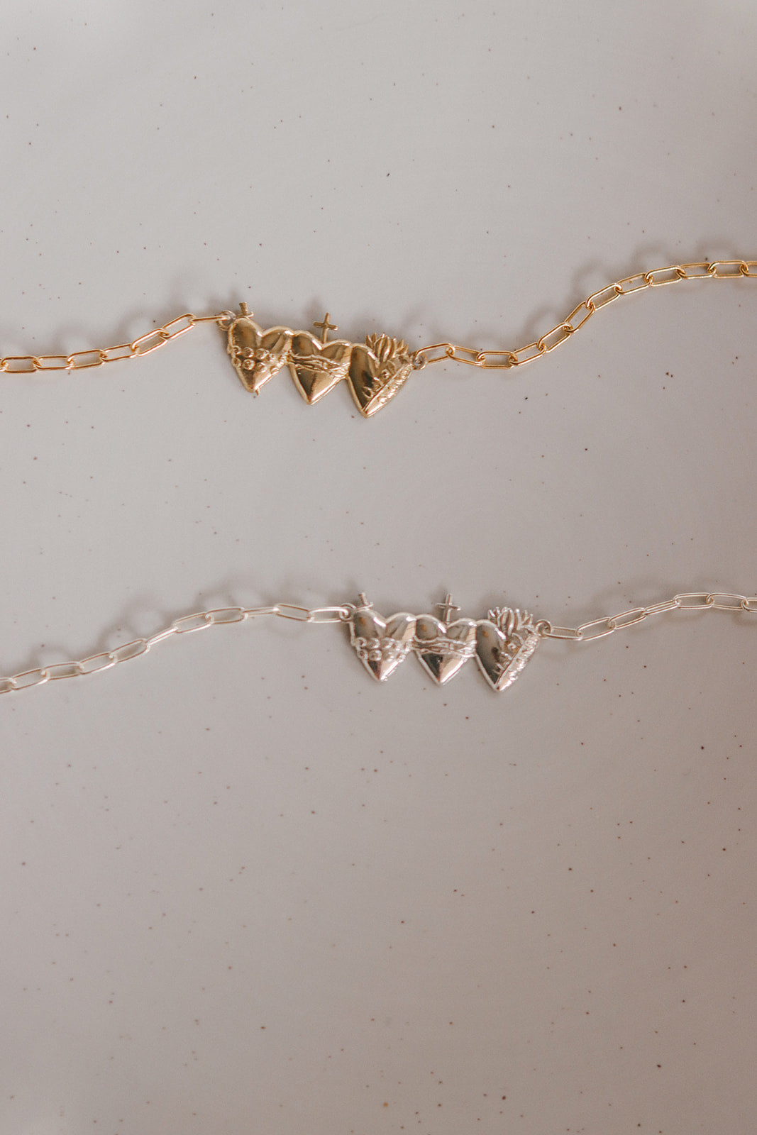 Holy Family Hearts® Consecration Bracelet in Sterling Silver