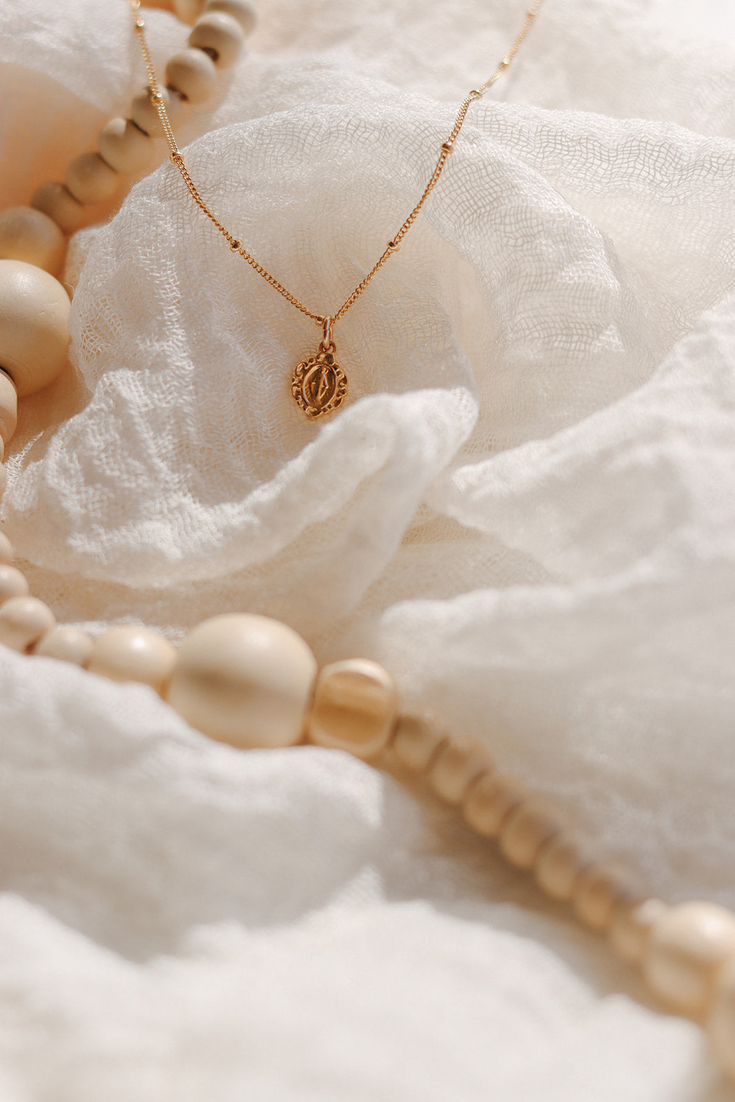 Tiny Miraculous Medal Necklace