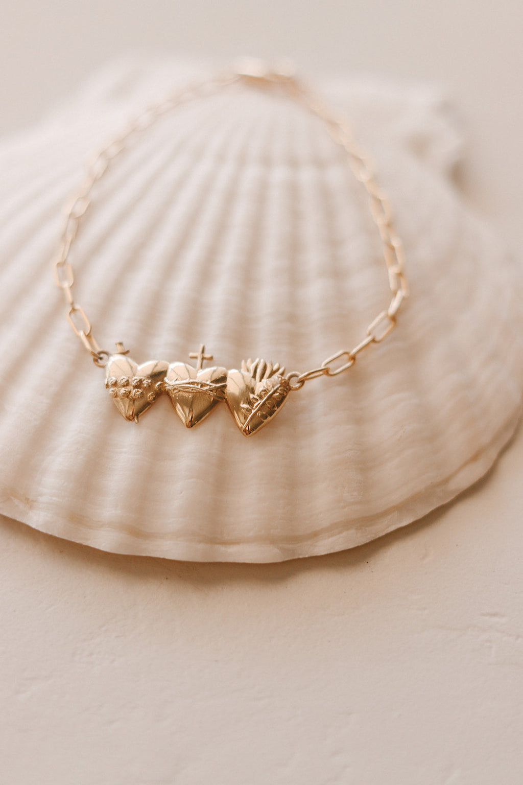 Holy Family Hearts® Bracelet - Paperclip