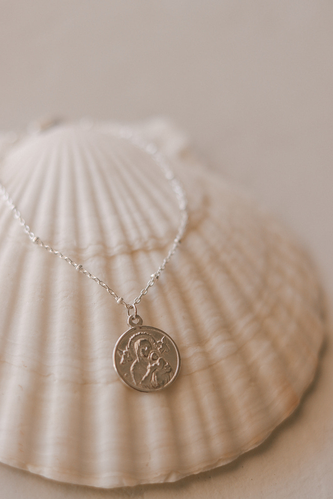 Our Lady of Perpetual Help Necklace in Sterling Silver