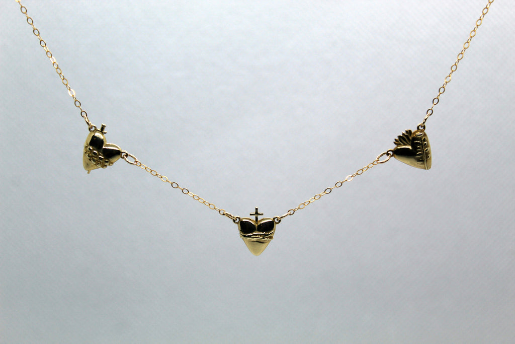 Three Hearts Necklace