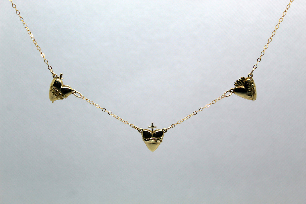 Three Hearts Necklace