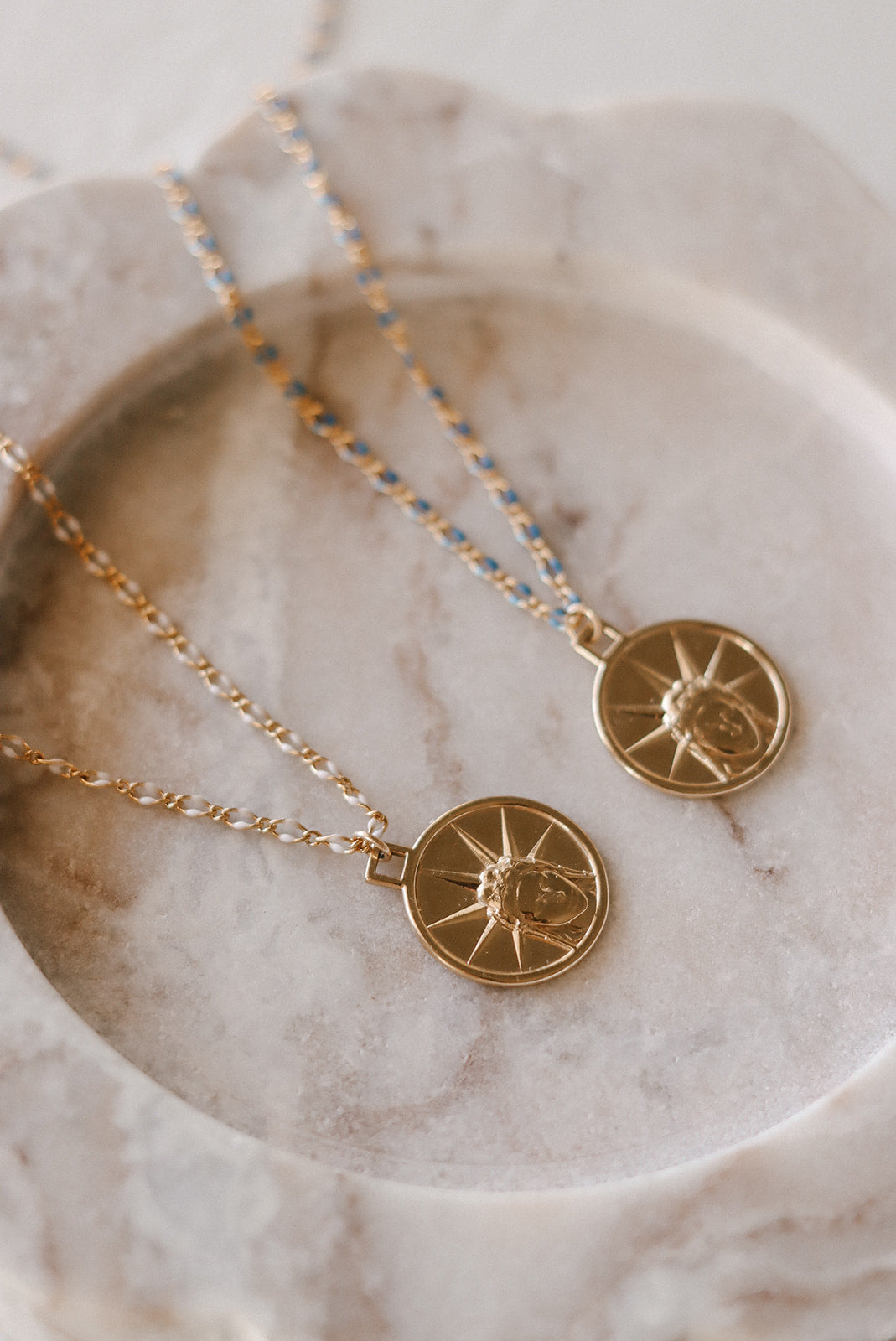 Star of the Sea Necklace with Grotto Chain