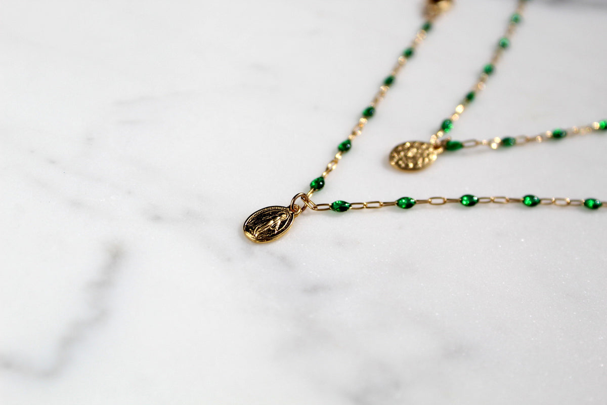 Sweet Advocate Miraculous Medal Mommy and Me Bracelet Set