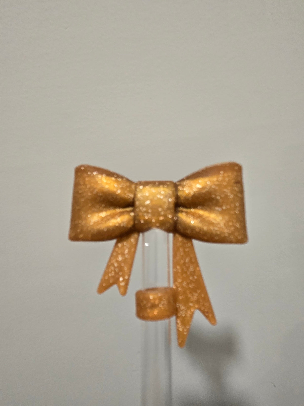 Copper Tinsel Glittered Strawtopper 10MM
