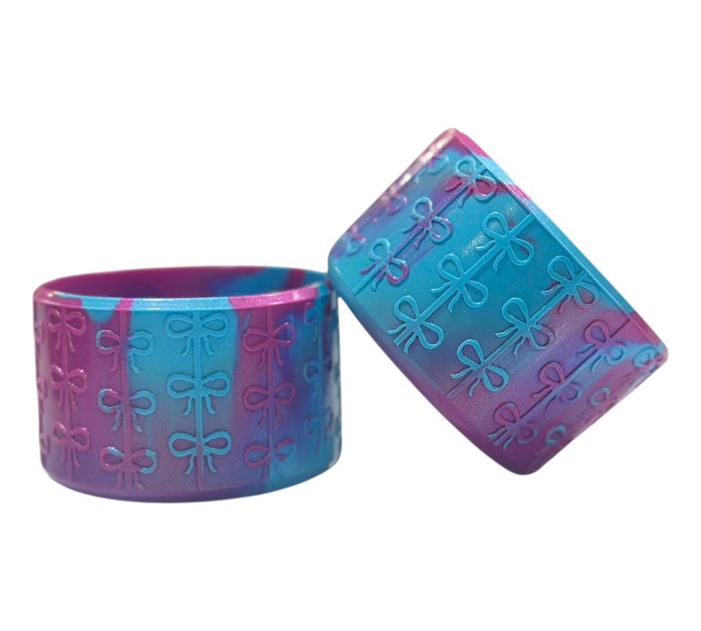 ElectricMagenta Coquette Silicone Boot Bumper Sleeve for Tumblers
