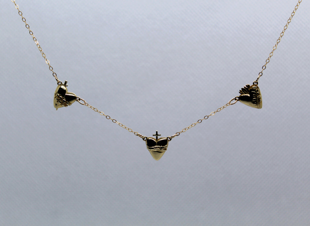 Three Hearts Necklace
