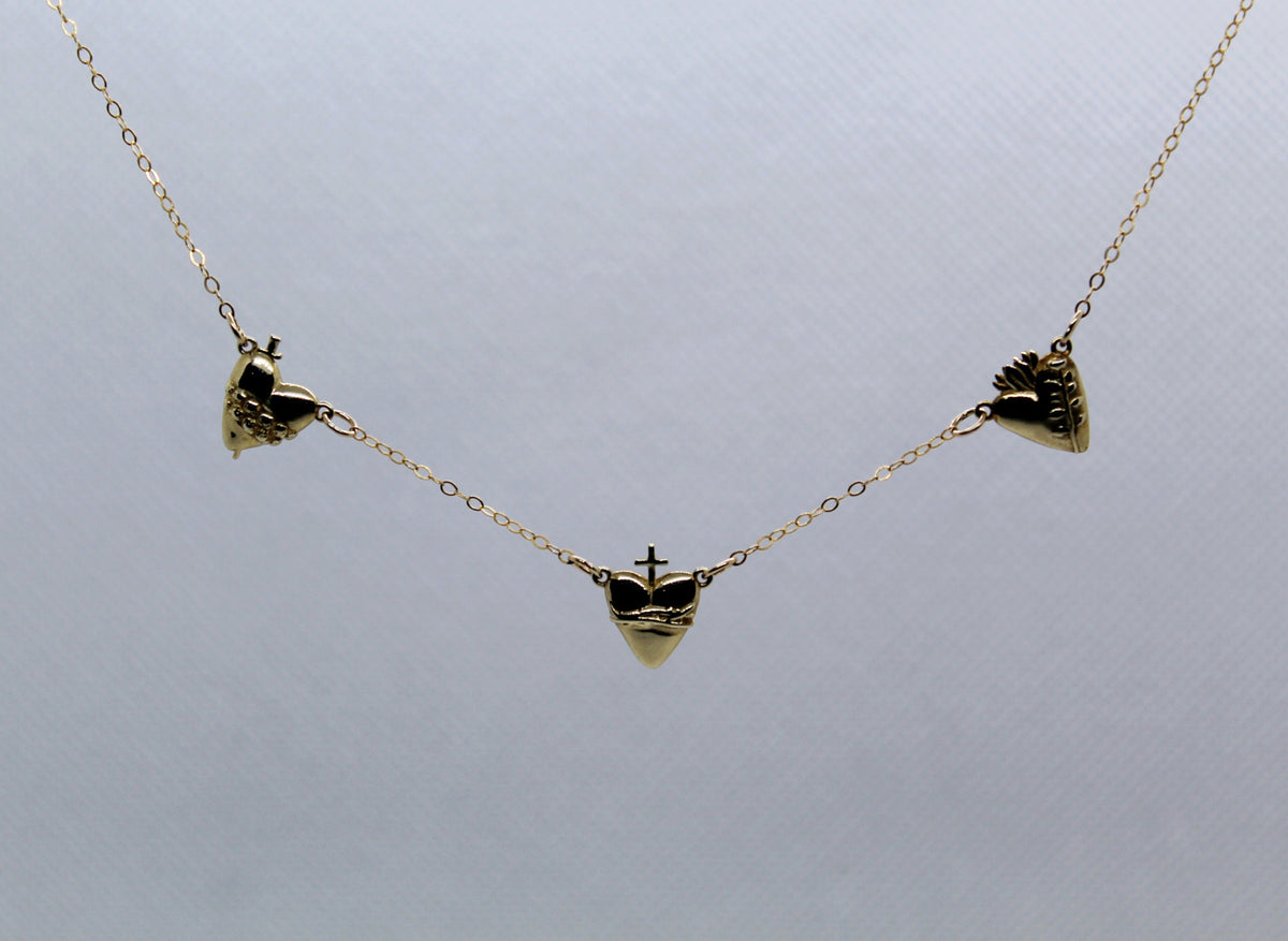 Three Hearts Necklace
