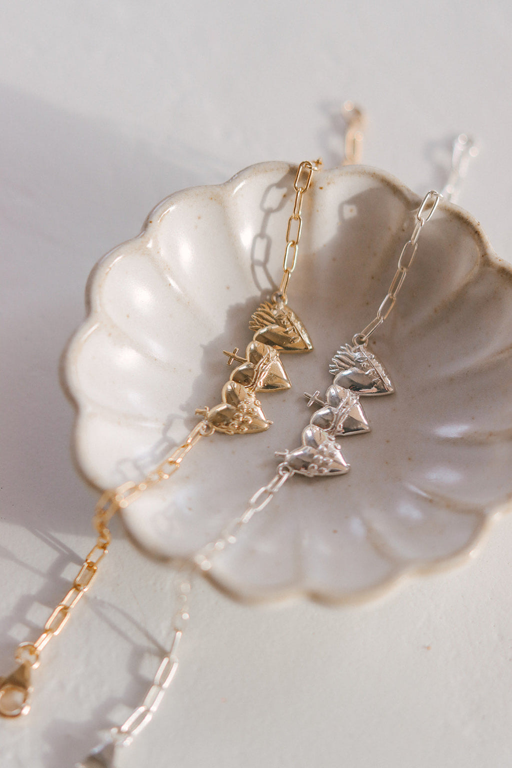 Holy Family Hearts® Consecration Bracelet in Sterling Silver