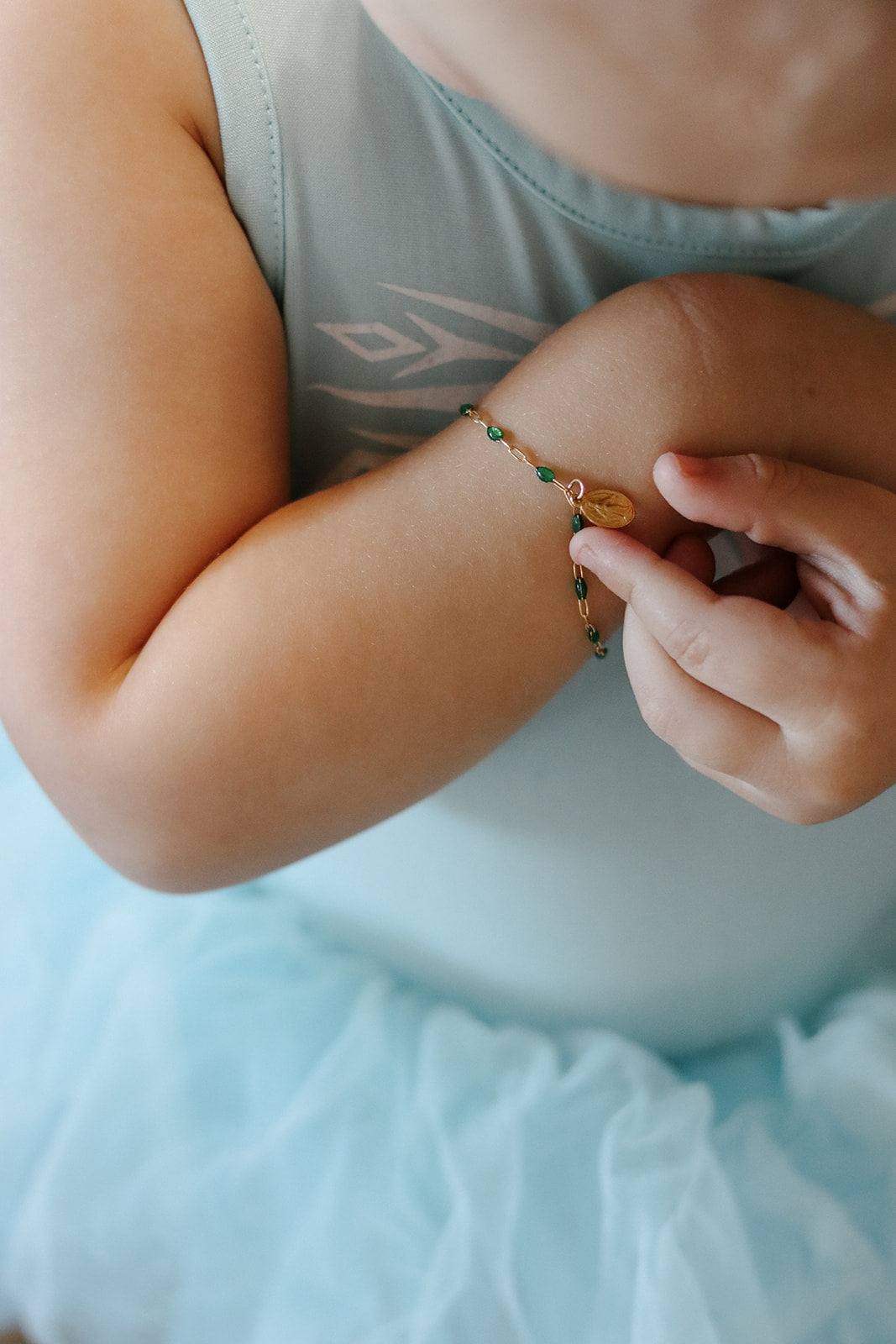 Sweet Advocate Miraculous Medal Mommy and Me Bracelet Set